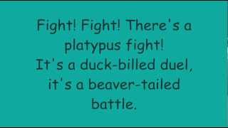 Phineas And Ferb  Platypus Fight Lyrics HD  HQ [upl. by Ahsemo382]