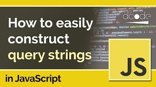 URLSearchParams in JavaScript  Constructing Query Strings [upl. by Chipman56]