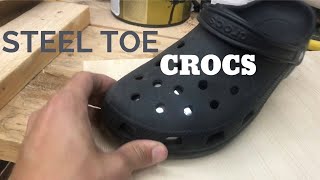 How To  Steel Toe Crocs DIY [upl. by Macguiness]