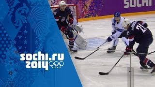 Ice Hockey  USA 0  5 Finland  Mens Full Bronze Medal Match  Sochi 2014 Winter Olympics [upl. by Ahsieuqal259]