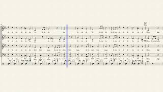 Carol of the Bells  Pentatonix Full Sheet Music w Lyrics [upl. by Gaillard]