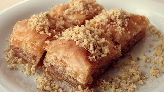 Turkish Baklava Recipe  Traditional Baklawa Recipe [upl. by Zsuedat]