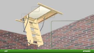 LWP LWSP Fakro Attic Ladder Instructional Video [upl. by Dej]