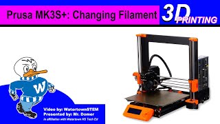 Prusa Printer Changing Filament [upl. by Kuhn]