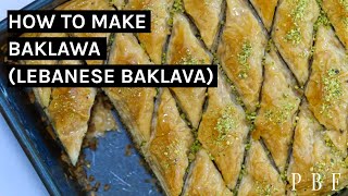 Baklawa Lebanese Baklava [upl. by Netsrak]