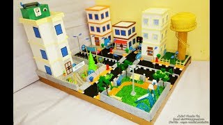 HOW TO MAKE MODEL OF CITY [upl. by Nuj]