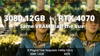 3080 12GB vs 4070 The Ultimate Comparison [upl. by Noskcire]