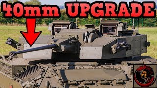 British Warrior IFV Upgrades  40mm CANNON [upl. by Mikkanen]