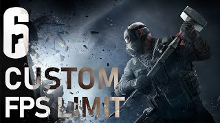 Custom FPS Limit in Rainbow 6 Siege  No Additional Software Needed [upl. by Anitsyrhk]