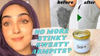 NATURAL DEODORANT RECIPE  HOW TO STOP SWEATING PERMANENTLY Immy [upl. by Anauq]