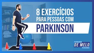 8 EXERCÍCIOS PARA PESSOAS COM PARKINSON  TREINO EM CASA [upl. by Nniuqal]