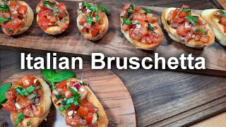 Easiest Italian Bruschetta Recipe in the World  Delicious Recipes [upl. by Inilam]