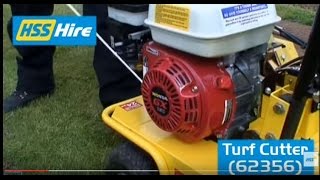 Turf cutter demonstration  HSS Hire [upl. by Greenwell522]