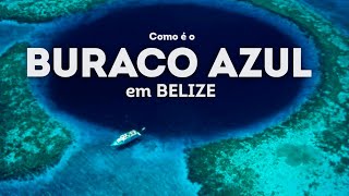 Conheça o Incrível Buraco Azul em Belize [upl. by Tarton]