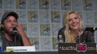 Vikings SDCC 2016 Will Lagertha and Ragnar reunite [upl. by Tedric]