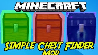 Minecraft Mods quot Simple Chest Finder Mod 1 8  1 7 10 quot [upl. by Crandall]