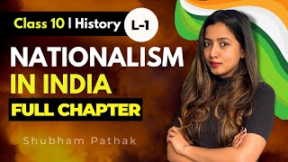 NATIONALISM IN INDIA FULL CHAPTER  PART  1  Class 10 History  Shubham Pathak class10sst [upl. by Mehalek]