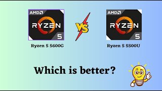 AMD Ryzen 5 5600G vs 5500U Ultimate Performance Comparison [upl. by Ylera423]