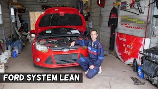 HOW TO FIX SYSTEM TOO LEAN BANK 1 OR BANK 2 ON FORD [upl. by Fons]