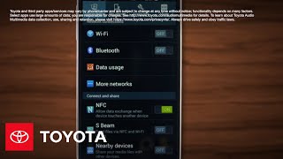 Toyota Entune  Bluetooth Android Pairing  Toyota [upl. by Asiaj]