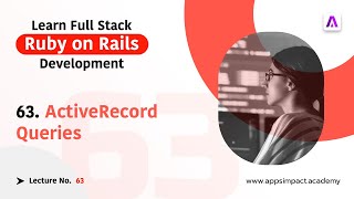 ActiveRecord Queries in Rails [upl. by Lexa]