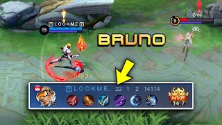 MVP BRUNO BEST BUILD 2021  Mobile Legends [upl. by Regazzi]