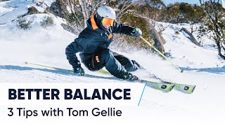 HOW TO SKI STEEPER SLOPES  3 Tips For Better Balance [upl. by Rab]