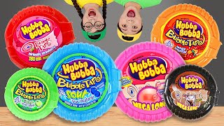 Hubba Bubba Challenge Bubble Gum DONA Mukbang [upl. by Meelas]