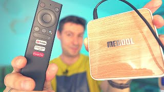 Better than Mi Box The MeCool KM6 DELUXE runs Android TV has Chromecast amp Google Assistant [upl. by Eibbed663]