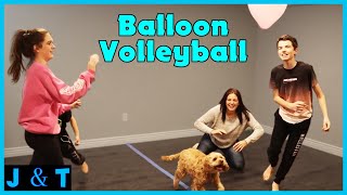 Balloon Volleyball Challenge I Jake and Ty [upl. by Edroi]