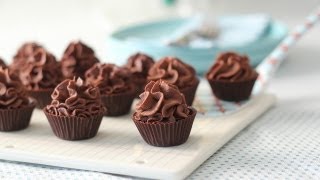 How to Make Chocolate Cups with Mousse inside [upl. by Magel602]