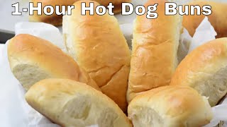 1 Hour Hot Dog Bread  Easier than you think [upl. by Veronica]