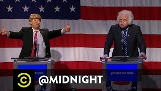 Trump vs Bernie in the First Ever midnight Presidential Debate [upl. by Sutelc]