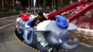 Dumbo ride at Disneyland [upl. by Anglim]