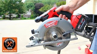 Milwaukee M18 Cordless Circular Saw 612quot Version [upl. by Jaimie]