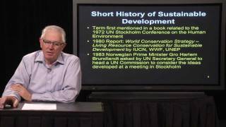 Lecture 1  Sustainable Development Concepts [upl. by Tami]