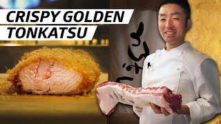 How Crispy Golden Fried Pork Is Made at Tokyos Tonkatsu Hinata — The Experts [upl. by Aseena]