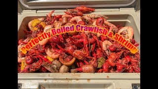 HOW TO BOIL PERFECT CRAWFISH amp SHRIMP SIMULTANEOUSLY [upl. by Nahtnamas]