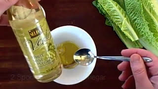 Simple Caesar Salad Recipe [upl. by Aratihc]