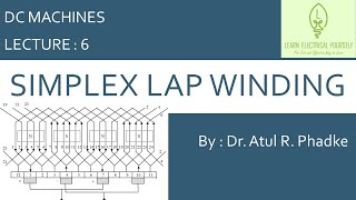 Simplex Lap Winding 6 [upl. by Lemak]