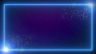 Neon lights and lens flares Animated framed Abstract Background  Free footage [upl. by Shivers840]