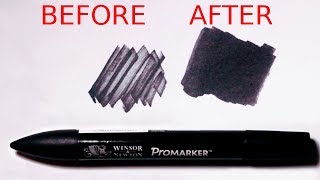 Use This Simple Trick To Make Dried Out Markers Work Again  Promarker Tutorial [upl. by Bard109]