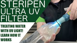 Steripen Ultra UV Water Purifier Demonstration amp Review [upl. by Adnyl]