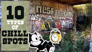 10 Types of Graffiti CHILL SPOTS [upl. by Ulises]