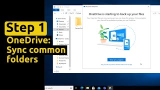 Sync Desktop Documents and Pictures folders to OneDrive [upl. by Anaicul]