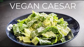 BEST vegan Caesar Salad Dressing Recipe EVER [upl. by Levesque]