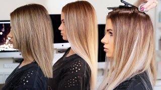 HOW TO APPLY TAPE IN HAIR EXTENSIONS  Step by step tutorial [upl. by Ewer]