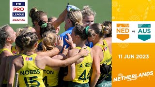 FIH Hockey Pro League 202223 Netherlands v Australia Women Game 2  Highlights [upl. by Midis]