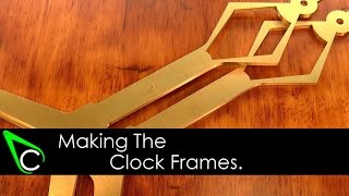 Clockmaking  How To Make A Clock In The Home Machine Shop  Part 1  Making The Clock Frames [upl. by Eilraep]