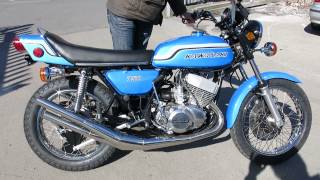 Kawasaki 1972 H2 750 Triple Restoration [upl. by Ennybor845]